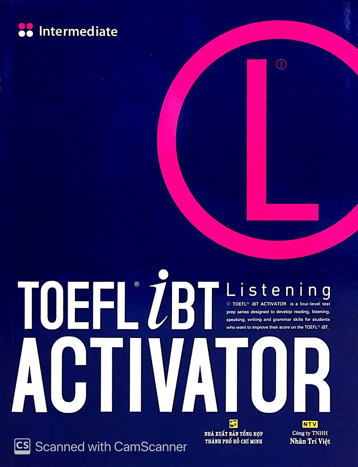 TOEFL iBT Activator Listening Intermediate Kèm CD PDF