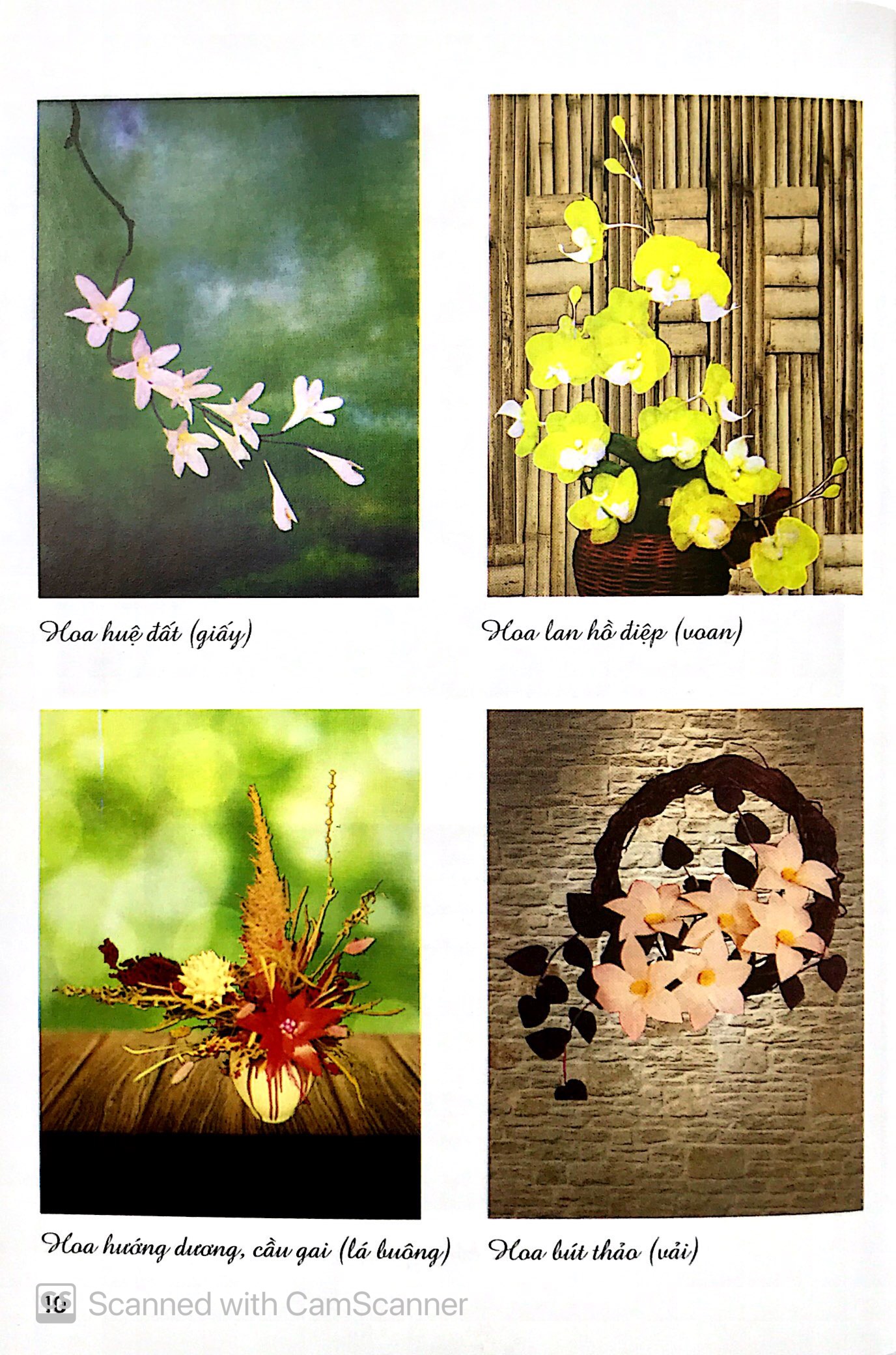 Kỹ Thuật Làm Hoa Giấy, Hoa Vải, Hoa Voan Và Hoa Lá Buông PDF