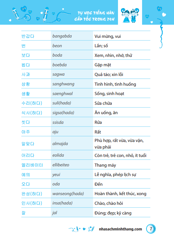 Minjung - Tự Học Tiếng Hàn Cấp Tốc Trong 24H PDF