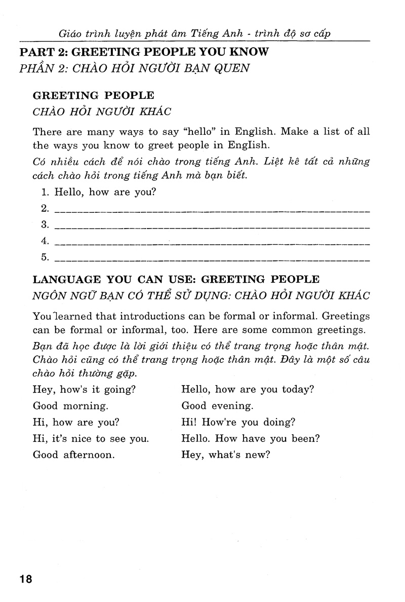 Giáo Trình Luyện Kỹ Năng Nghe - Nói Tiếng Anh_Trình Độ Sơ Cấp CD PDF