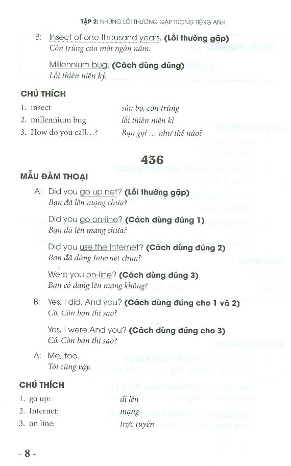 Những Lỗi Thường Gặp Trong Tiếng Anh Khi Nói Chuyện Với Người Nước Ngoài - Tập 2 PDF