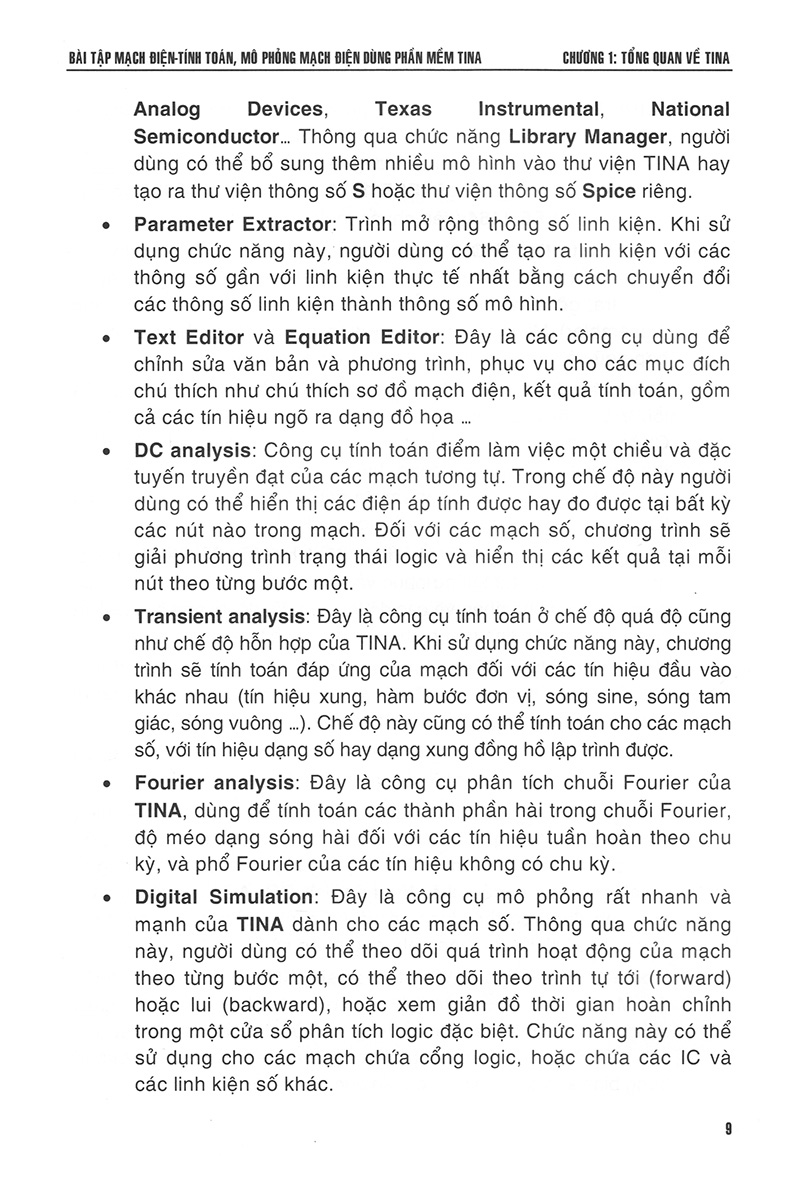 Bài Tập Mạch Điện - Tính Toán, Mô Phỏng Mạch Điện Dùng Phần Mềm Tina PDF