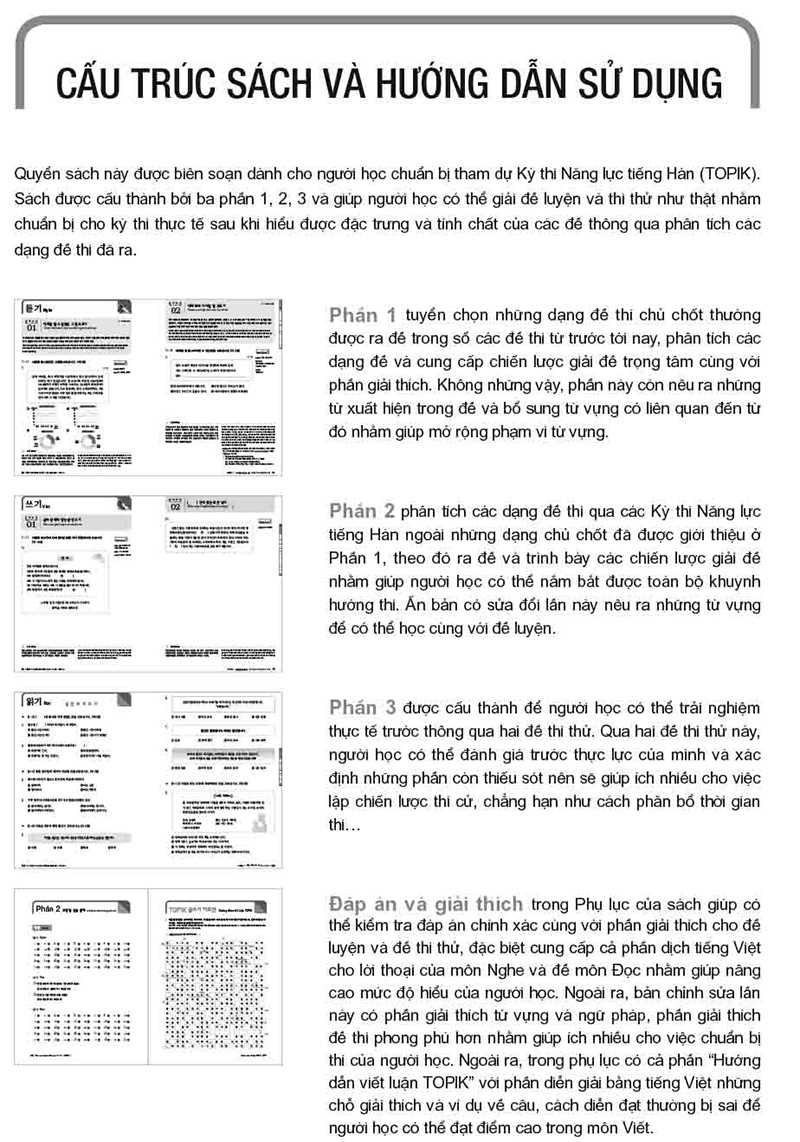 Cẩm Nang Luyện Thi Năng Lực Tiếng Hàn Topik II Intermediate - Advanced PDF