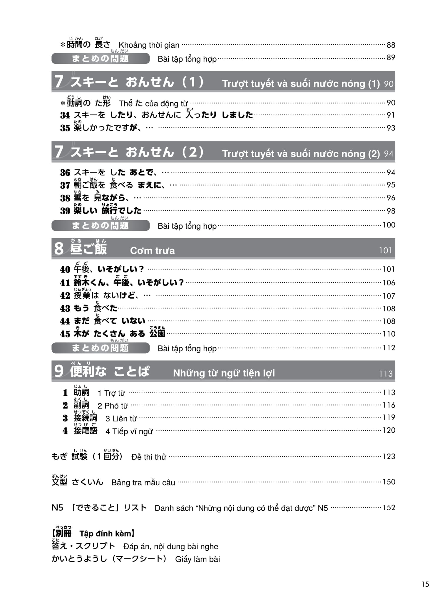 Try! Thi Năng Lực Nhật Ngữ N5 - Phát Triển Các Kỹ Năng Tiếng Nhật Từ Ngữ Pháp Phiên Bản Tiếng Việt PDF