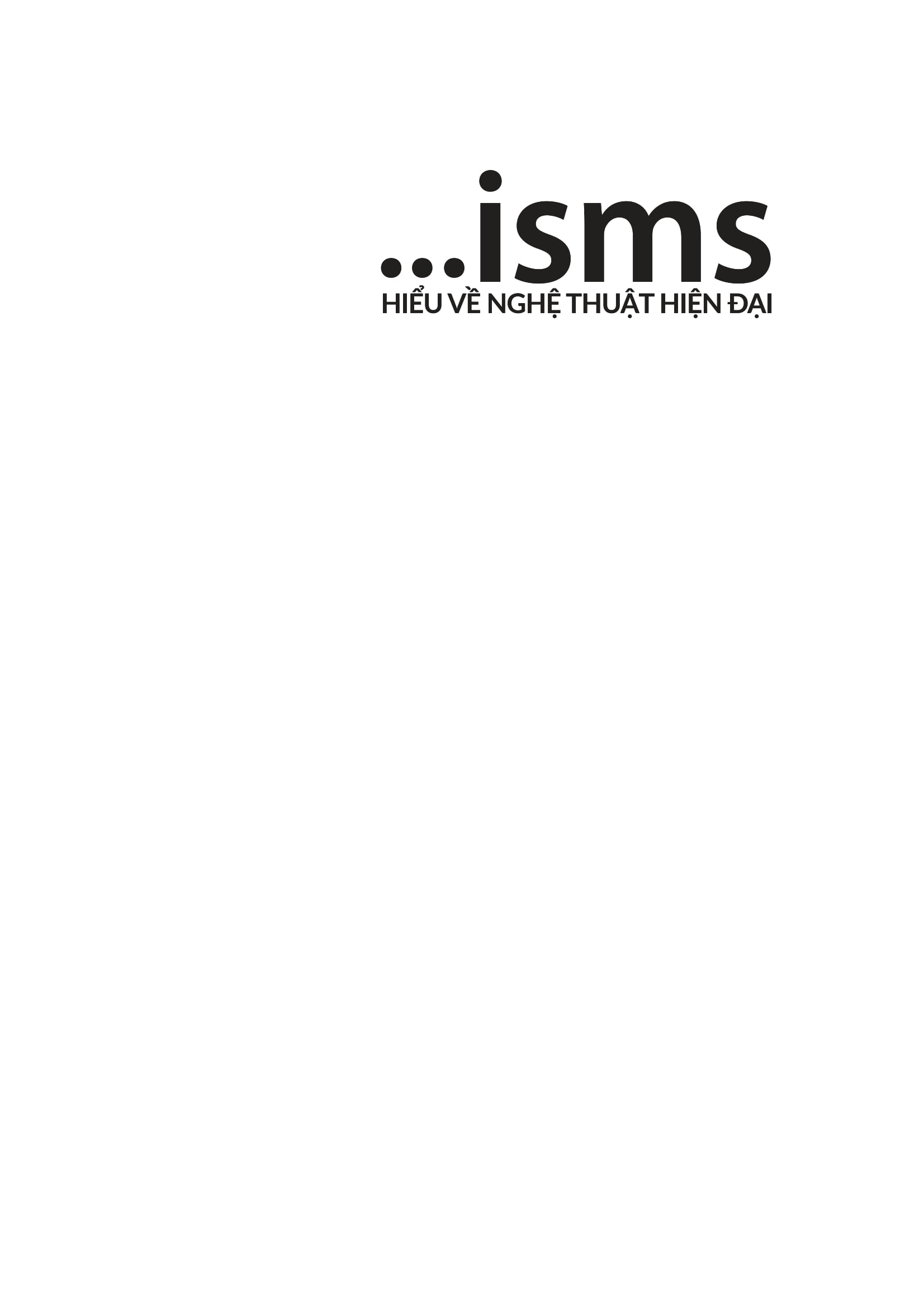 ISMS - Hiểu Về Nghệ Thuật Hiện Đại Bìa Cứng PDF