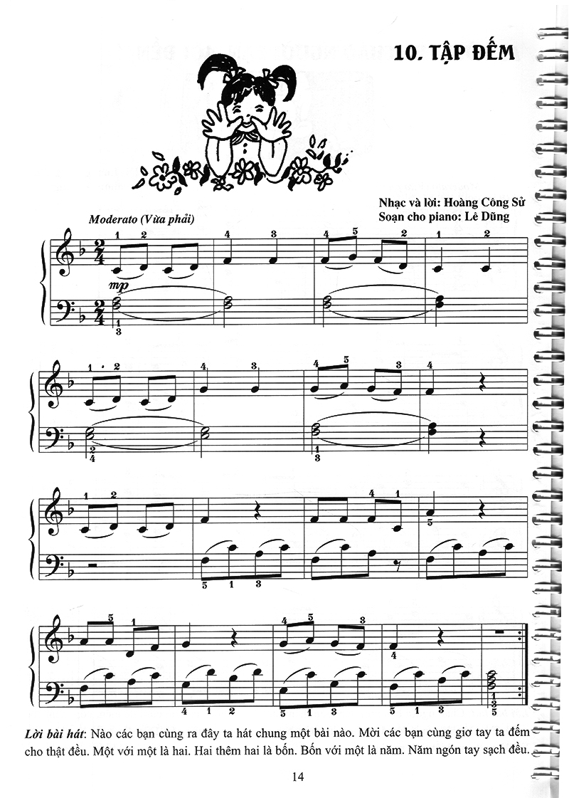 Piano Cho Thiếu Nhi Tập 2 - 220 Tiểu Phẩm Nổi Tiếng - Kèm CD PDF