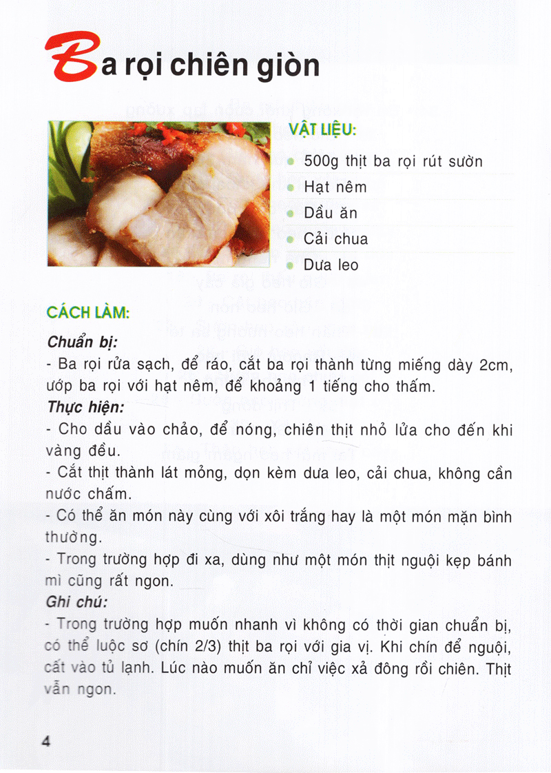 30 Món Ăn Đặc Sắc Từ Thịt Heo PDF