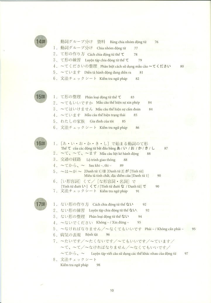 Tiếng Nhật Cho Mọi Người Sơ Cấp 1 - Viết - Nhớ Các Mẫu Câu Bản Mới PDF