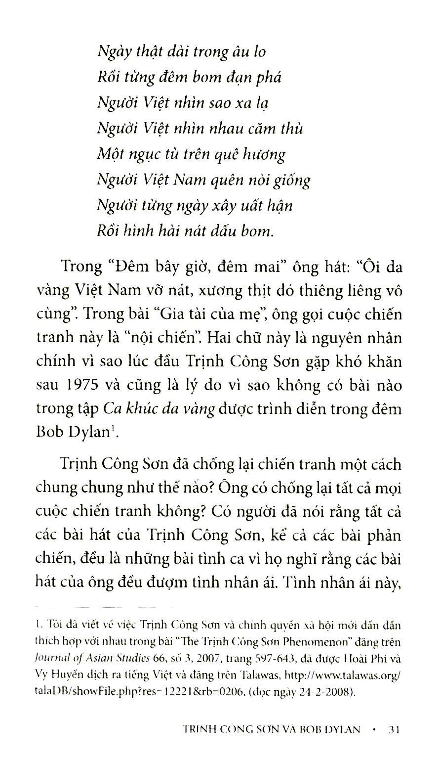 Trịnh Công Sơn Và Bob Dylan PDF