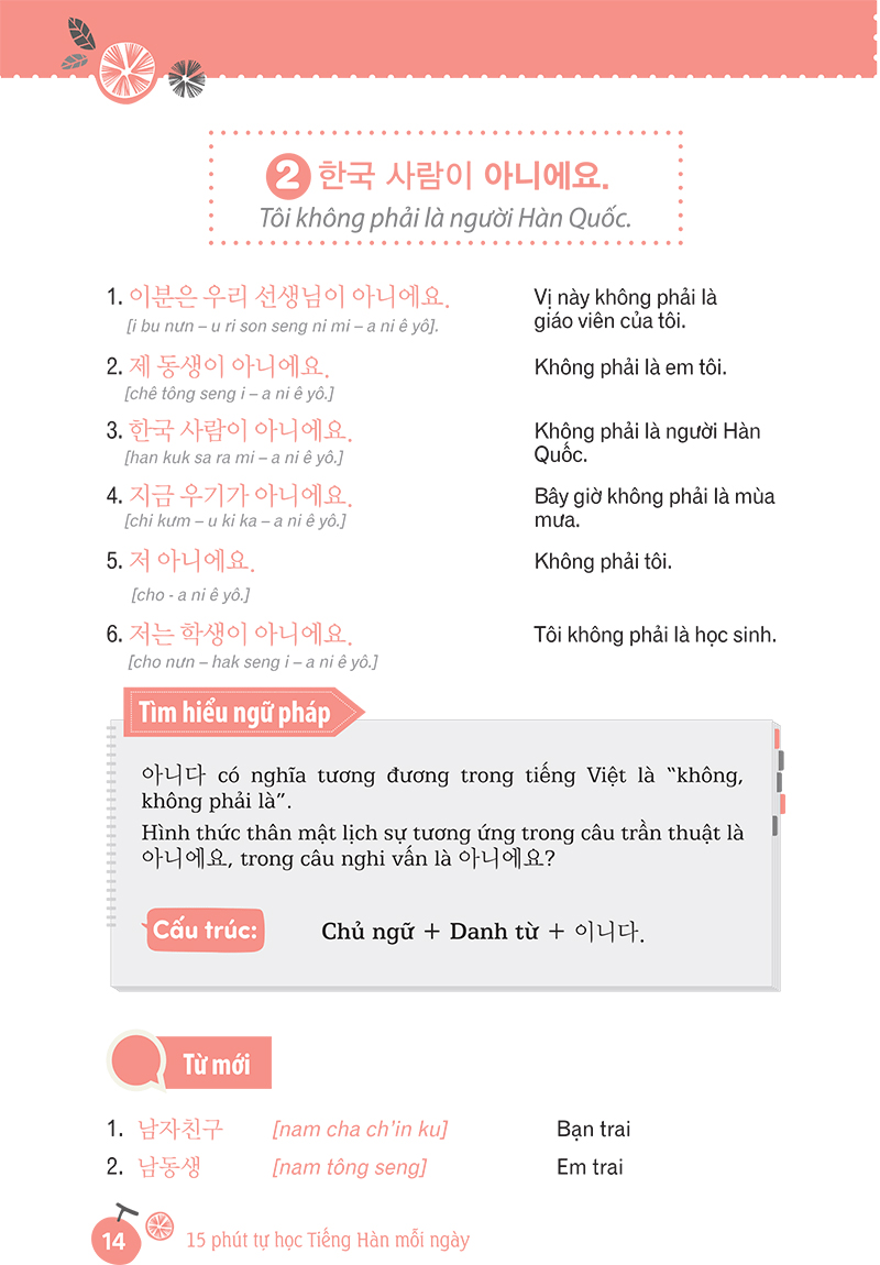15 Phút Tự Học Tiếng Hàn Mỗi Ngày PDF