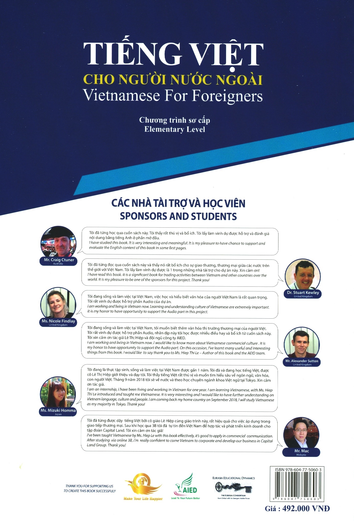 Tiếng Việt Cho Người Nước Ngoài - Sơ Cấp Kèm CD PDF