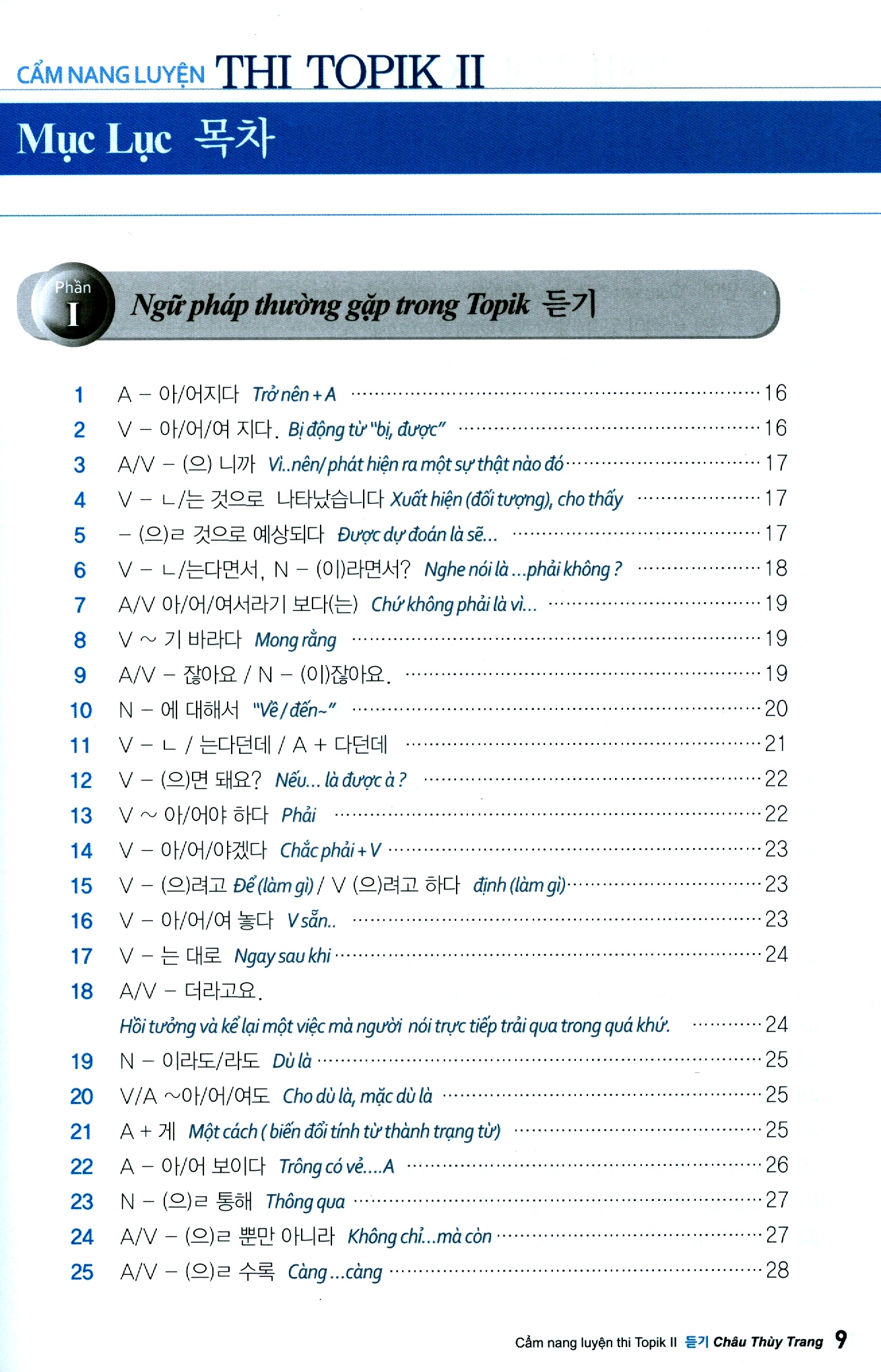 Cẩm Nang Luyện Thi Topik 2 Trung-Cao Cấp - PDF