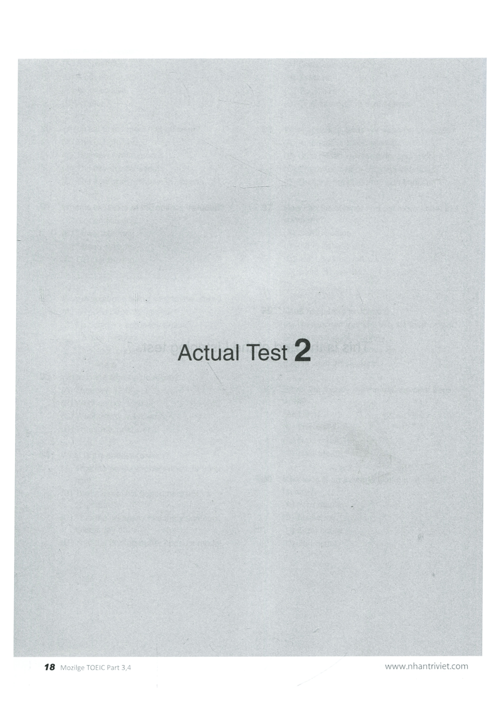 New TOEIC Actual Test Part 3,4 Kèm CD PDF