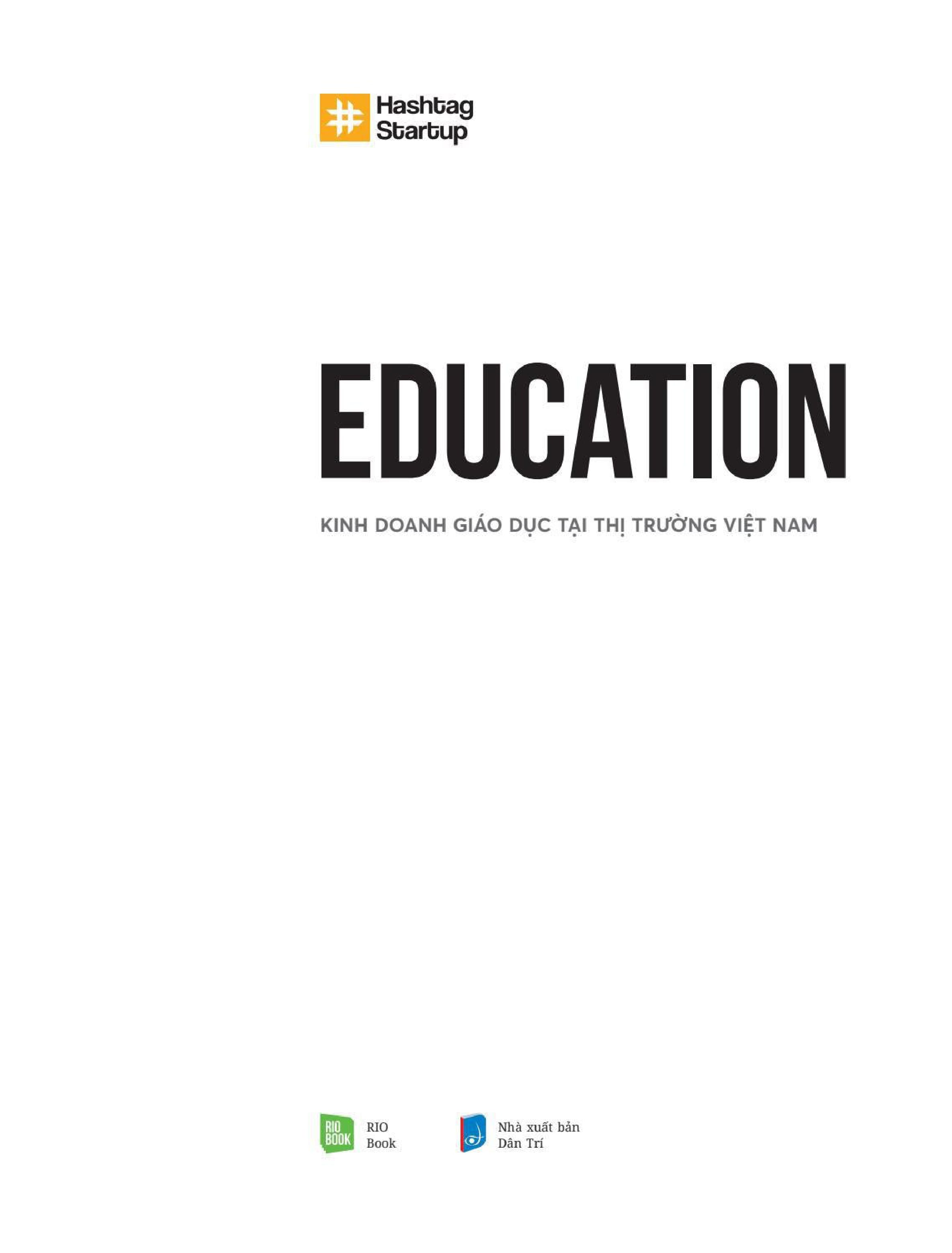Hashtag #5: Education - Kinh Doanh Giáo Dục Tại Thị Trường Việt Nam PDF