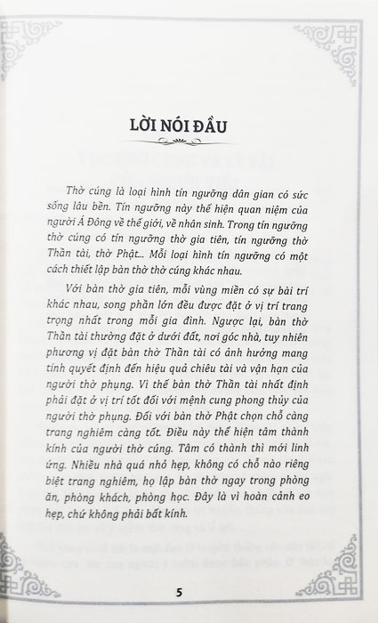 Phương Pháp Đặt Bàn Thờ - Thờ Cúng Của Người Việt PDF