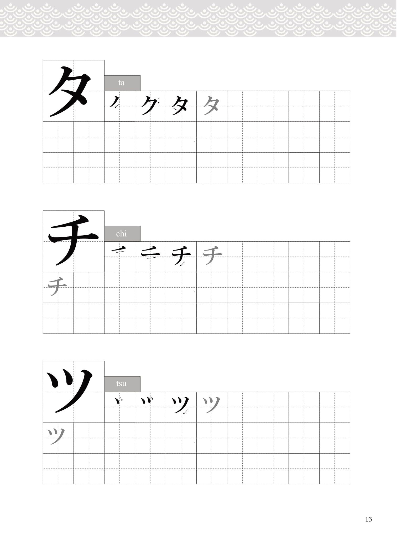 Tập Viết Tiếng Nhật Bảng Chữ Cái Katakana PDF