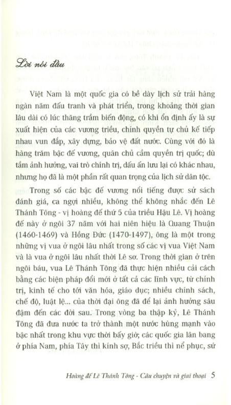 Hoàng Đế Lê Thánh Tông - Câu Chuyện Và Giai Thoại PDF