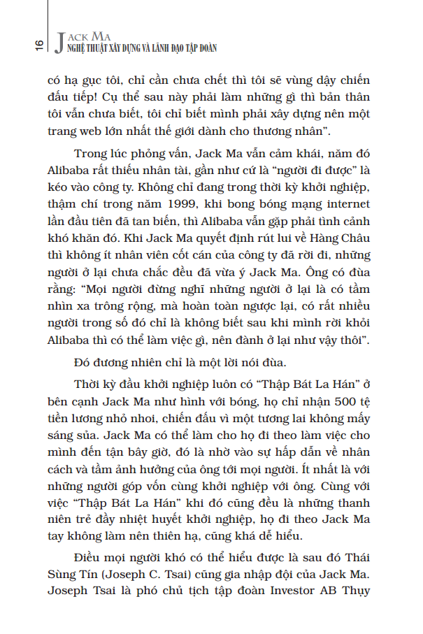 Jack Ma Nghệ Thuật Xây Dựng Và Lãnh Đạo Tập Đoàn PDF