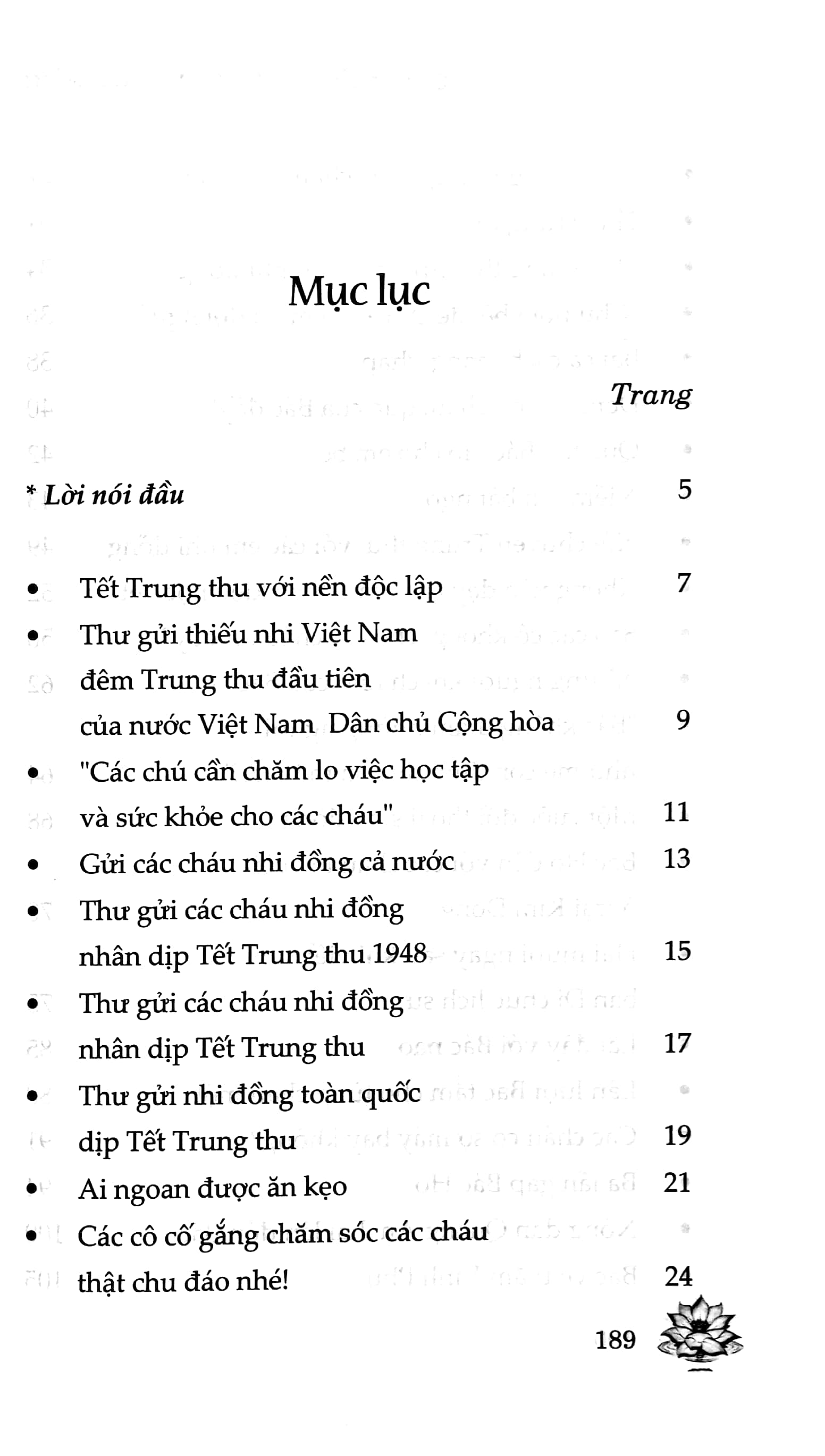 Tủ Sách Bác Hồ - Trung Thu Cháu Nhớ Bác Hồ PDF