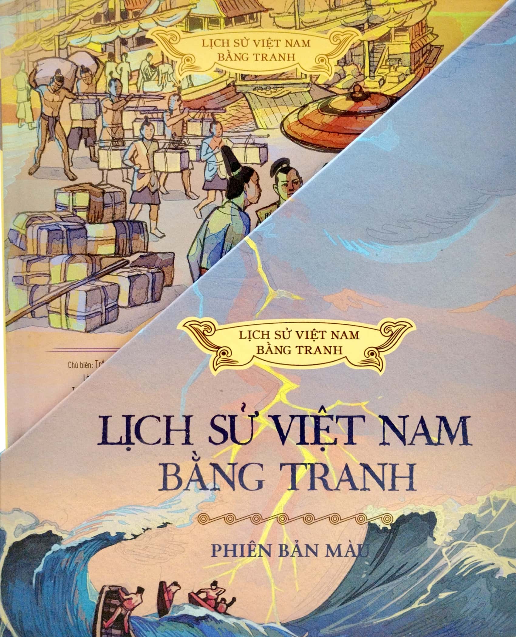 Lịch Sử Việt Nam Bằng Tranh - Bản Màu - Bìa Cứng Hộp 8 Cuốn PDF