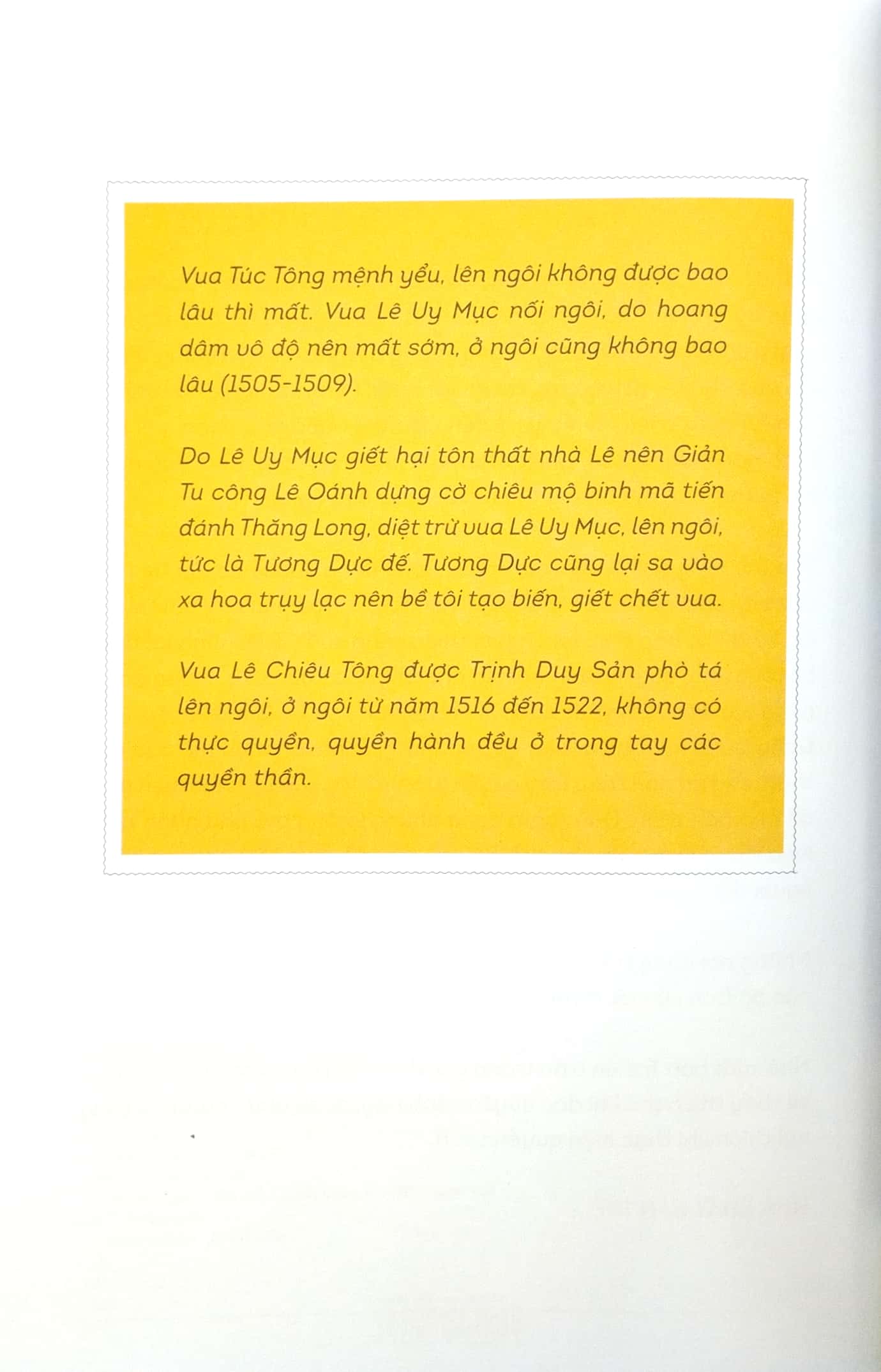 Lịch Sử Việt Nam Bằng Tranh - Lê Sơ Sụp Đổ Bản Màu PDF