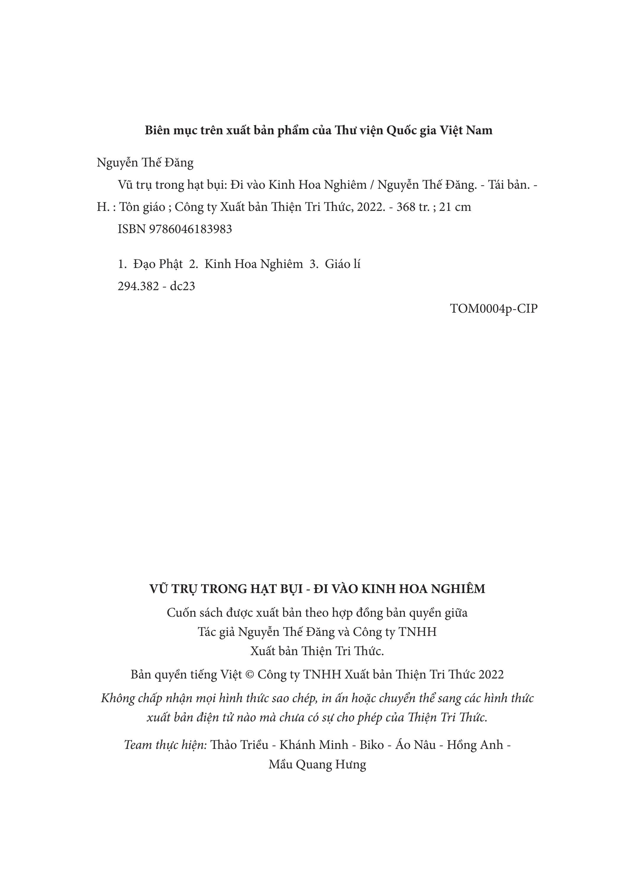 Vũ Trụ Trong Hạt Bụi - Đi Vào Kinh Hoa Nghiêm PDF
