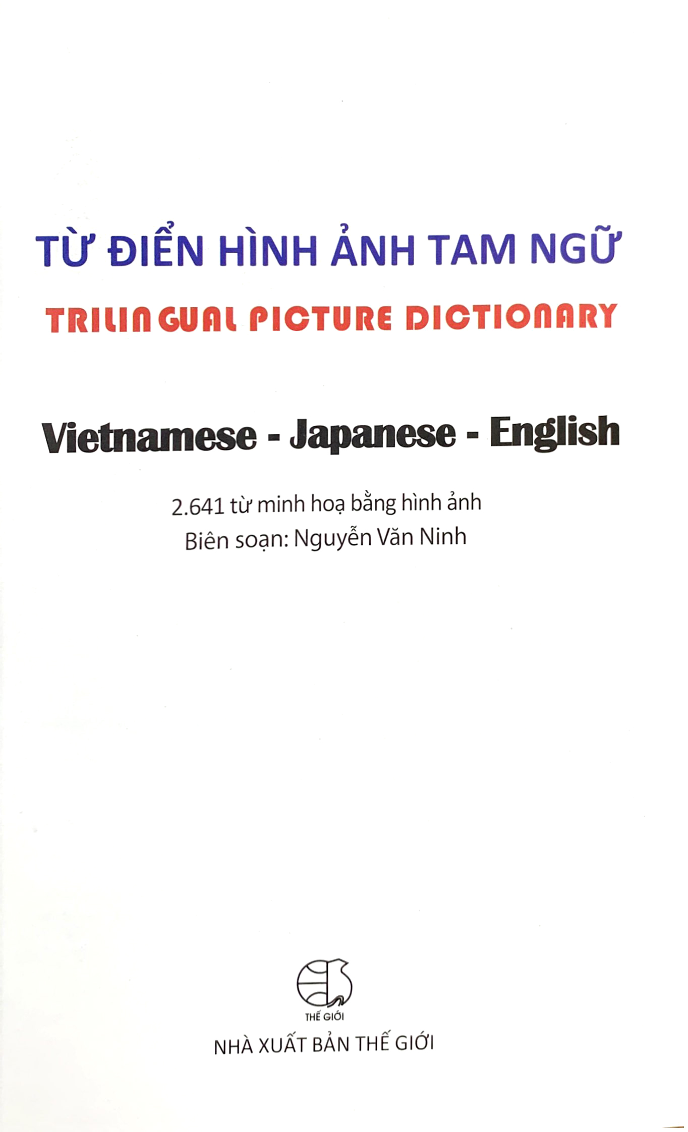 Từ Điển Hình Ảnh Tam Ngữ Nhật - Việt - Anh PDF