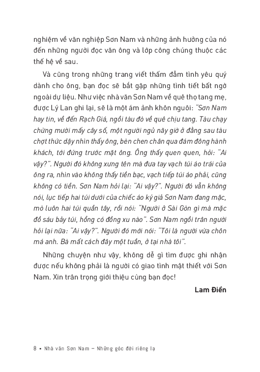 Nhà Văn Sơn Nam - Những Góc Đời Riêng Lạ PDF