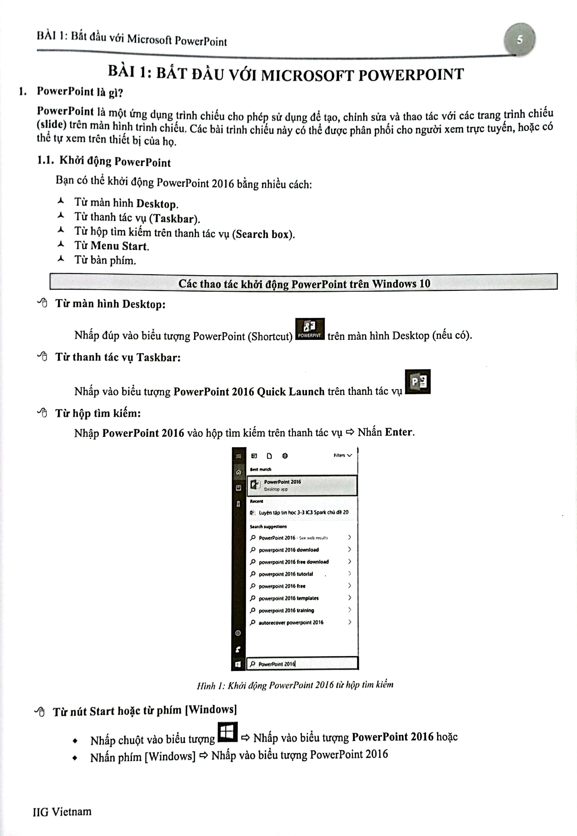 Microsoft Office Powerpoint 2016 PDF