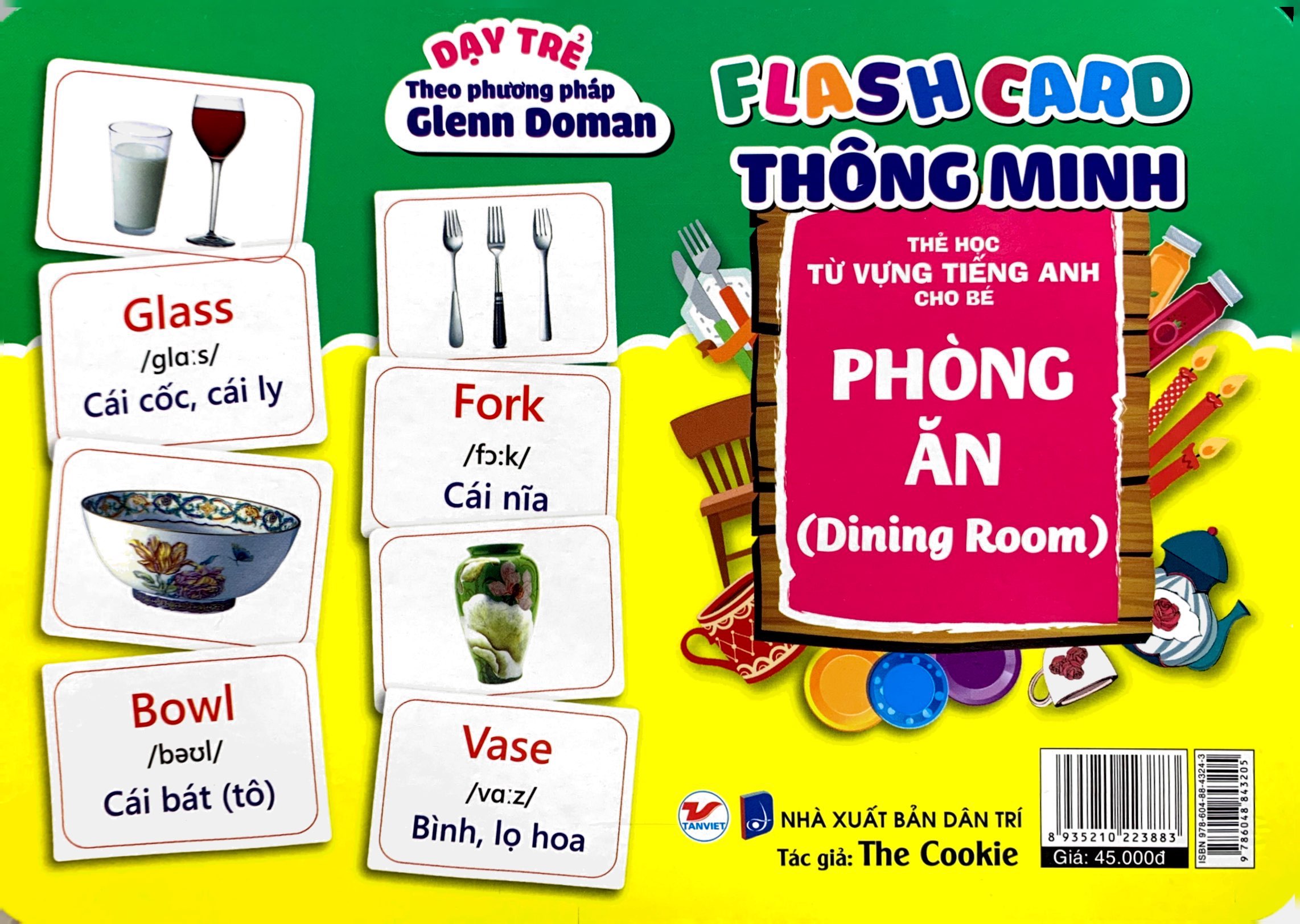 Flash Card Thông Minh - Thẻ Học Từ Vựng Tiếng Anh Cho Bé: Phòng Ăn PDF