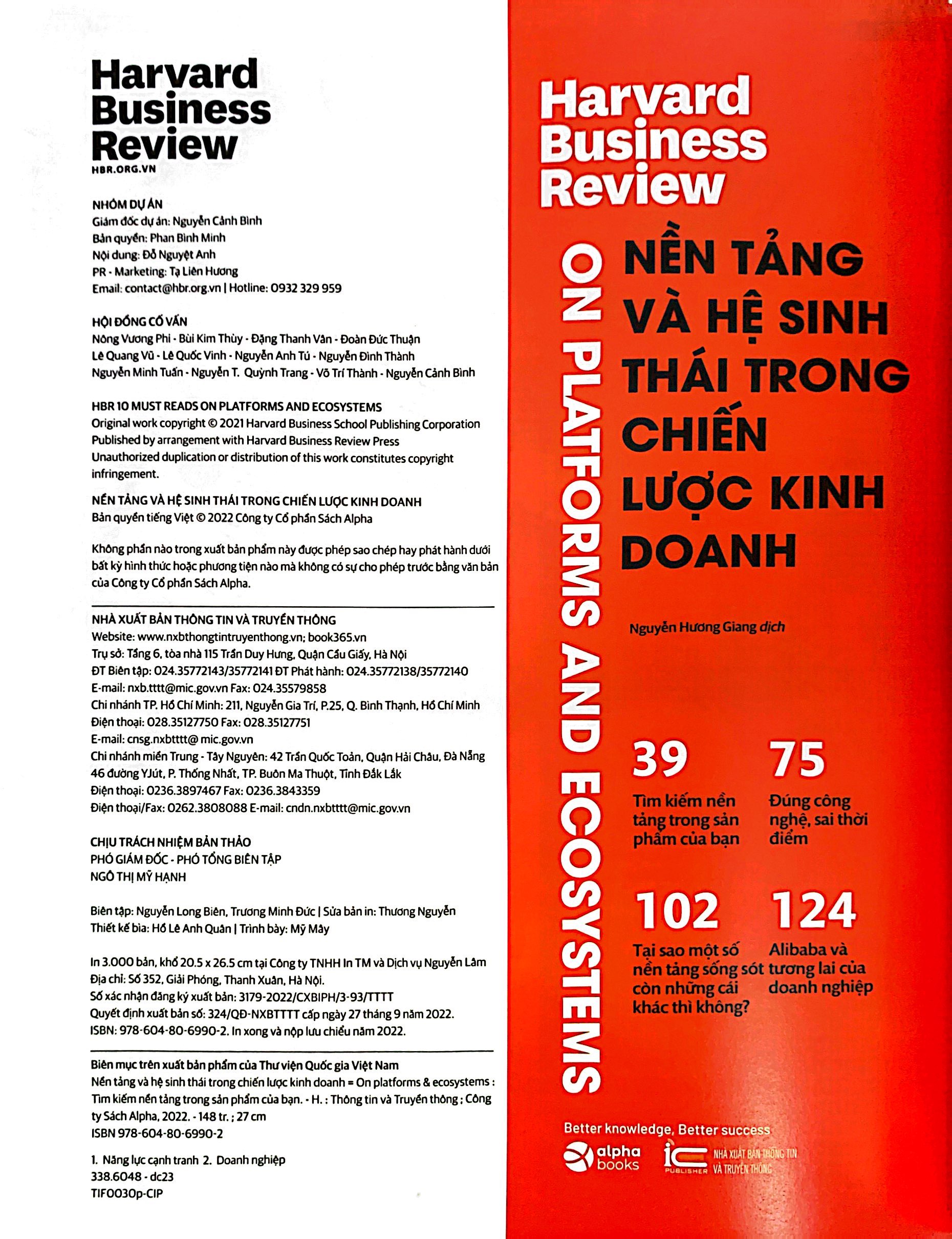 HBR On - Nền Tảng Và Hệ Sinh Thái Trong Chiến Lược Kinh Doanh PDF