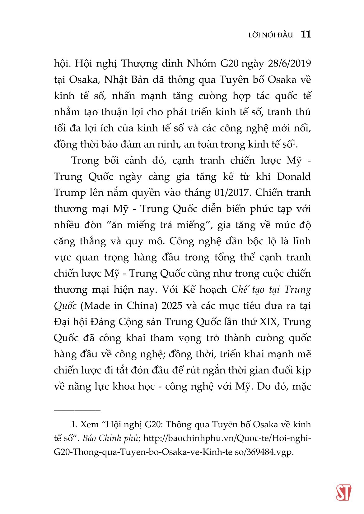 Cạnh Tranh Công Nghệ Mỹ - Trung Quốc Thời Đại 4.0 PDF