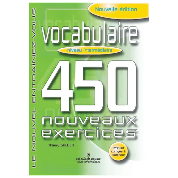 450 Nouveaux Exercices - Vocabulaire Niveau Intermediare PDF