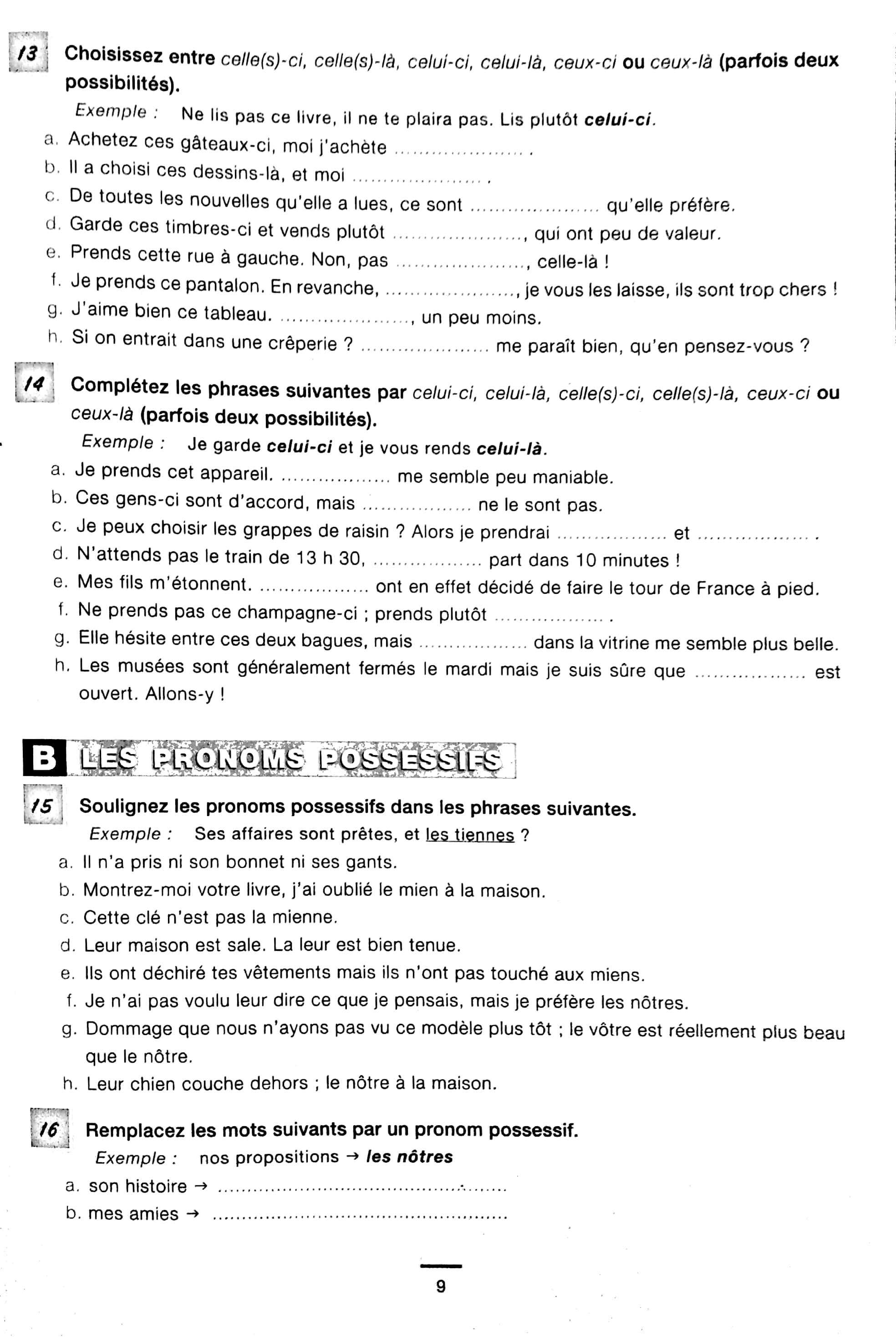 450 Nouveaux Exercices - Grammaire Niveau Intermediare PDF