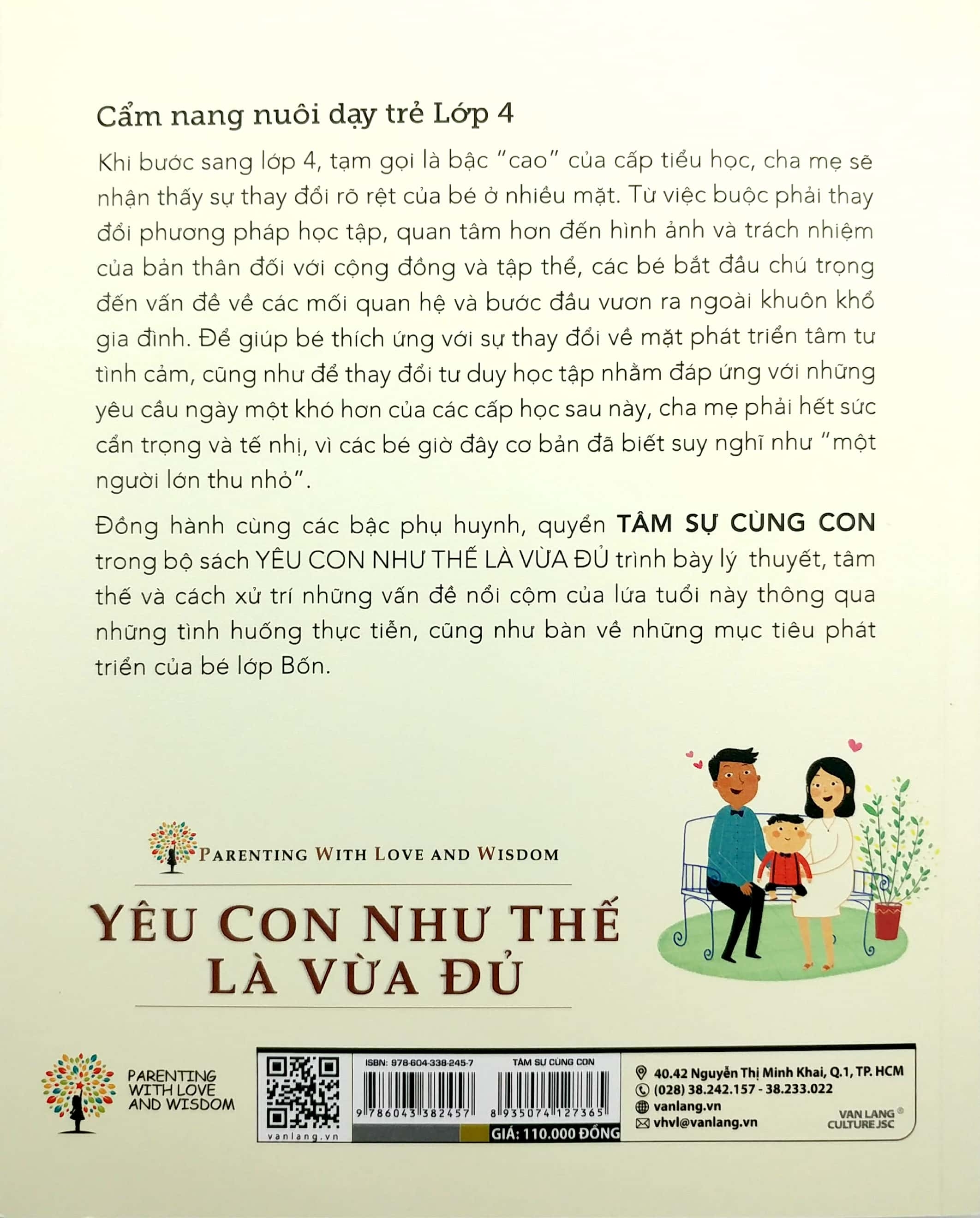 Yêu Con Như Thế Nào Là Vừa Đủ - Tâm Sự Cùng Con Cẩm Nang Nuôi Dạy Trẻ Lớp 4 PDF