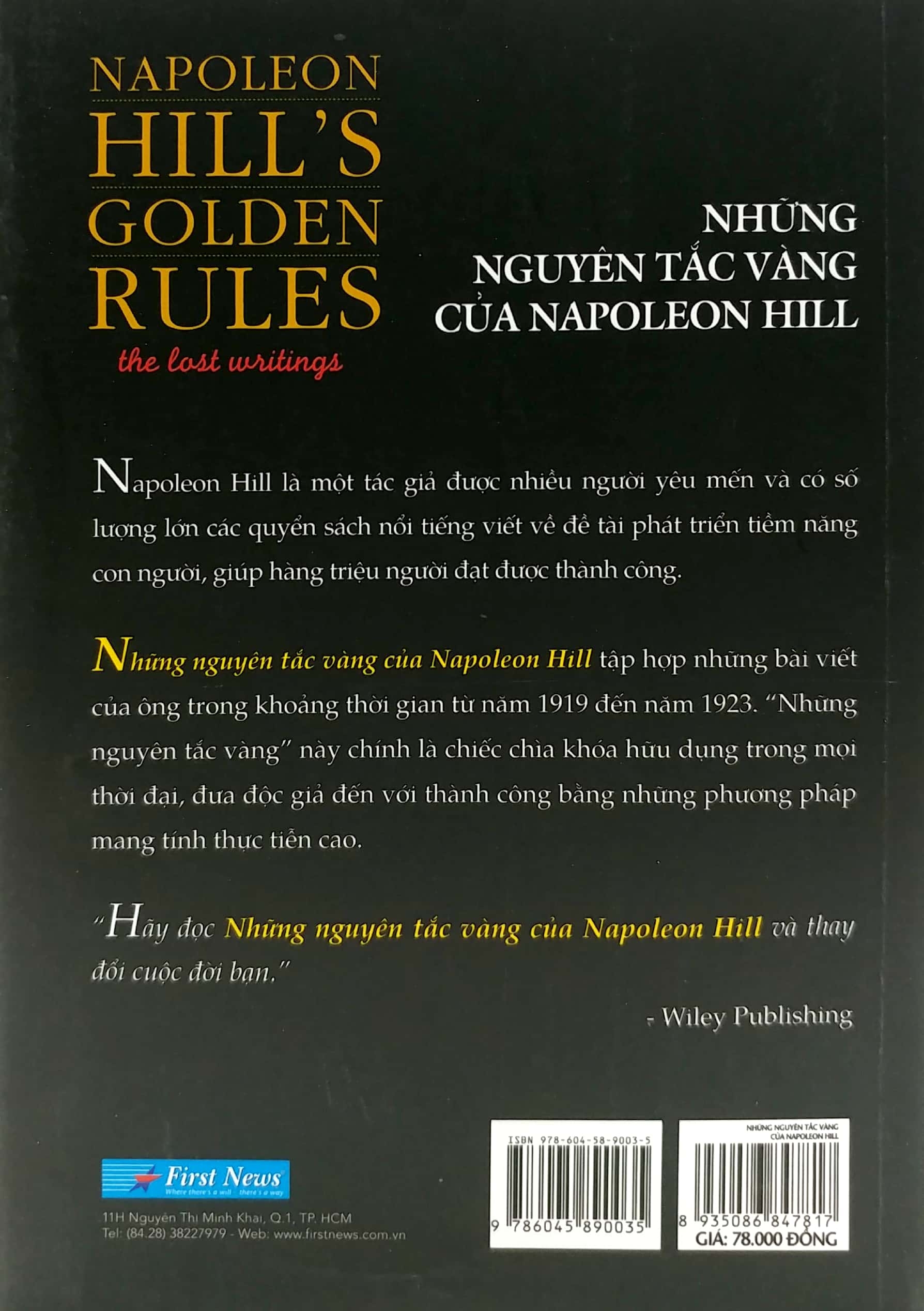 Những Nguyên Tắc Vàng Của Napoleon Hill PDF