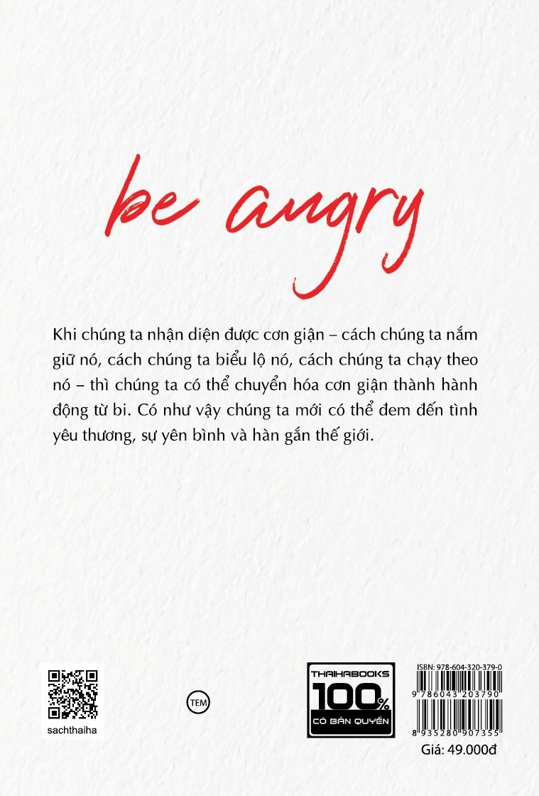 Be Angry - Hãy Cứ Giận Đi PDF