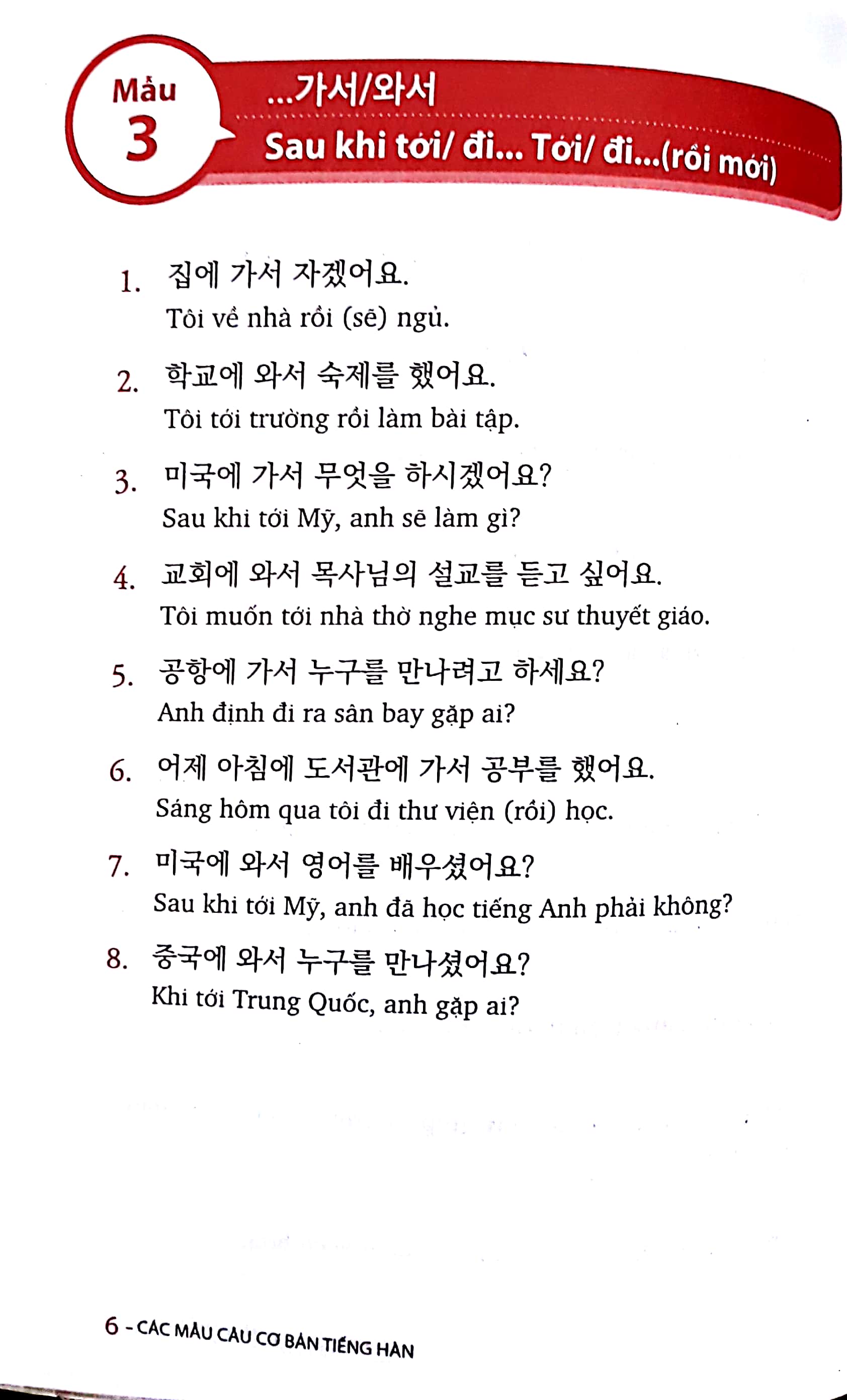 Các Mẫu Câu Cơ Bản Tiếng Hàn 2018 PDF
