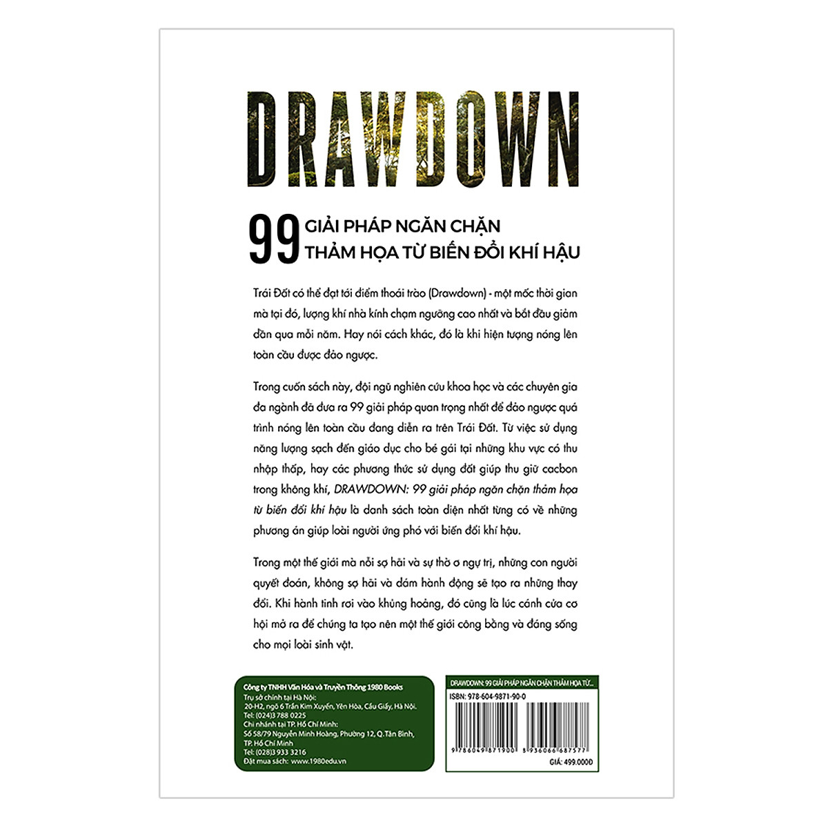 Drawdown - 99 Giải Pháp Ngăn Chặn Thảm Họa Từ Biến Đổi Khí Hậu PDF