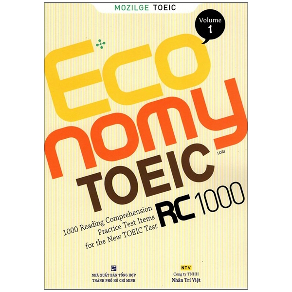 Economy TOEIC RC1000 Volume 1 PDF