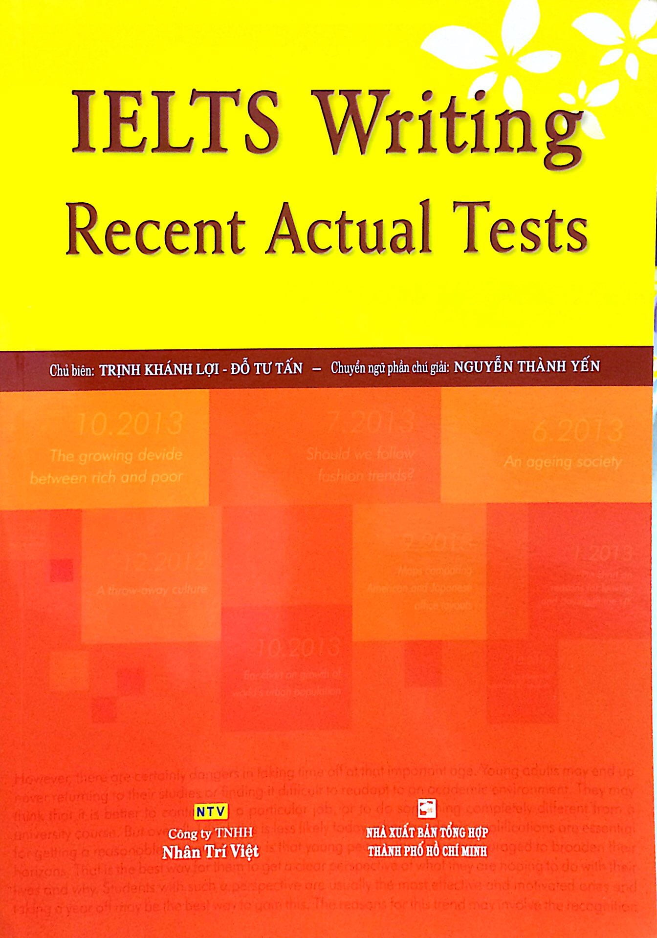 Ielts Writing Recent Actual Tests PDF