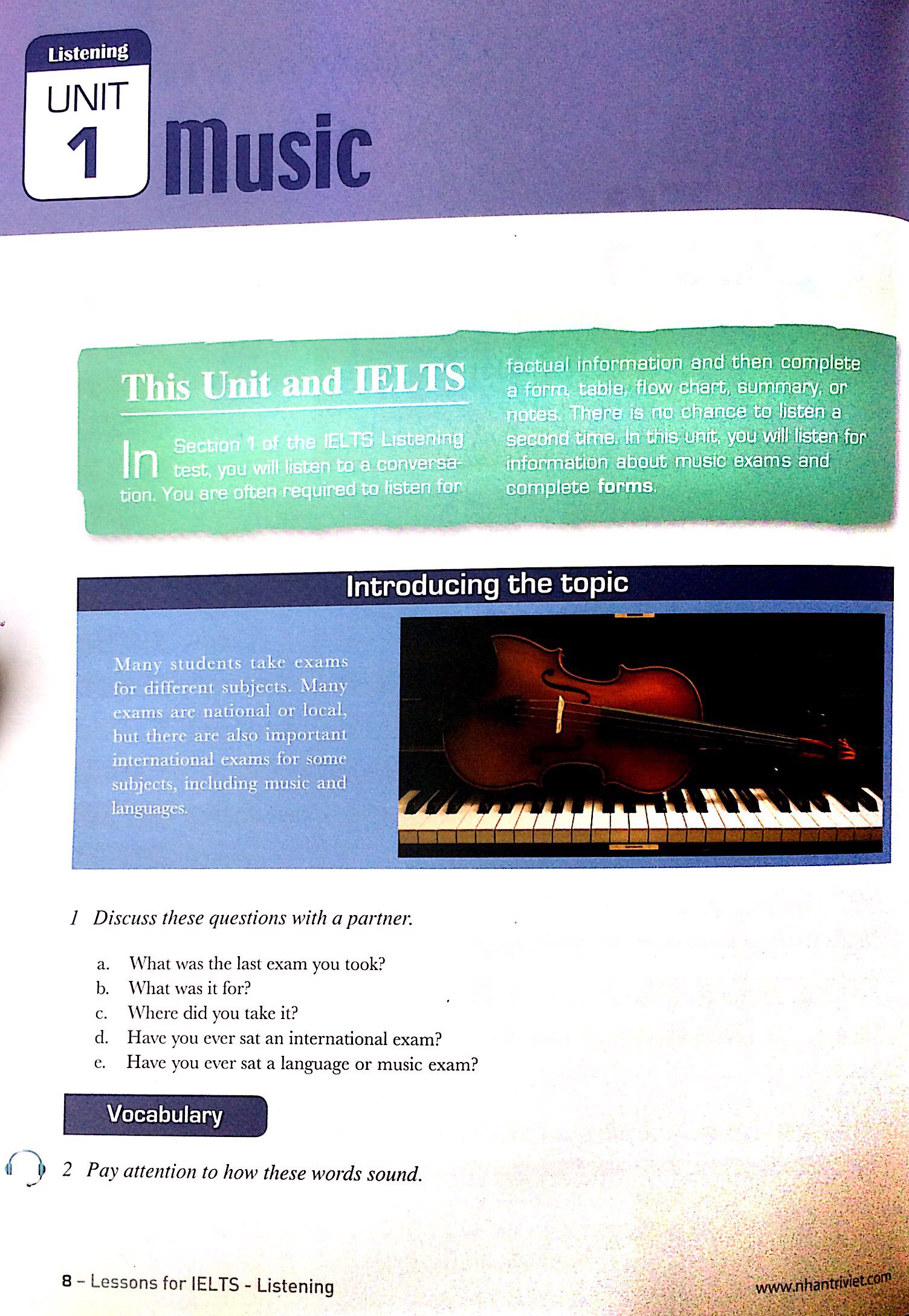 Lessons For Elts - Litening, Kèm CD PDF