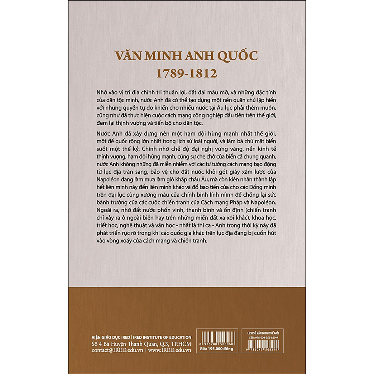 Lịch Sử Văn Minh Thế Giới - Phần XI - Văn Minh Thời Đại Napoléon - Tập 3: Văn Minh Anh Quốc PDF
