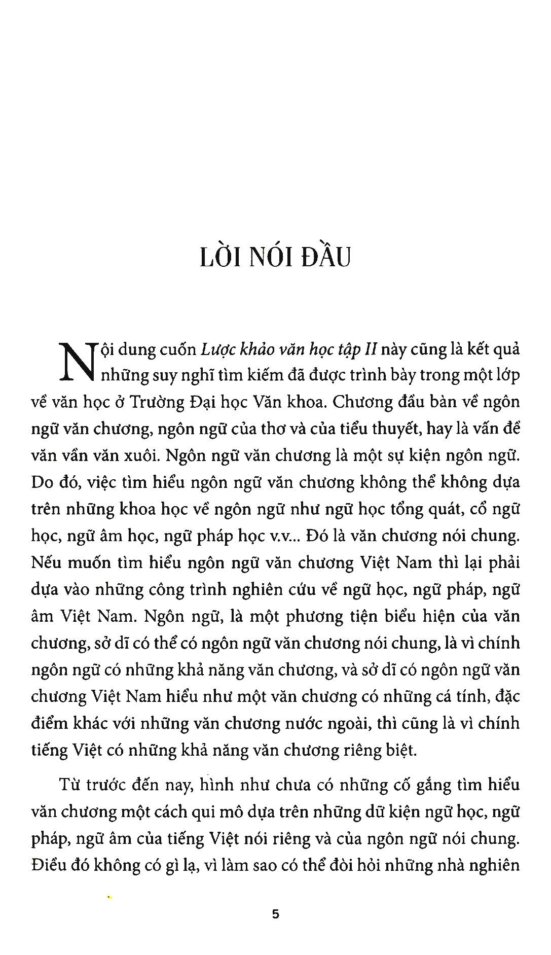 Lược Khảo Văn Học Ii - Ngôn Ngữ Văn Chương Và Kịch PDF