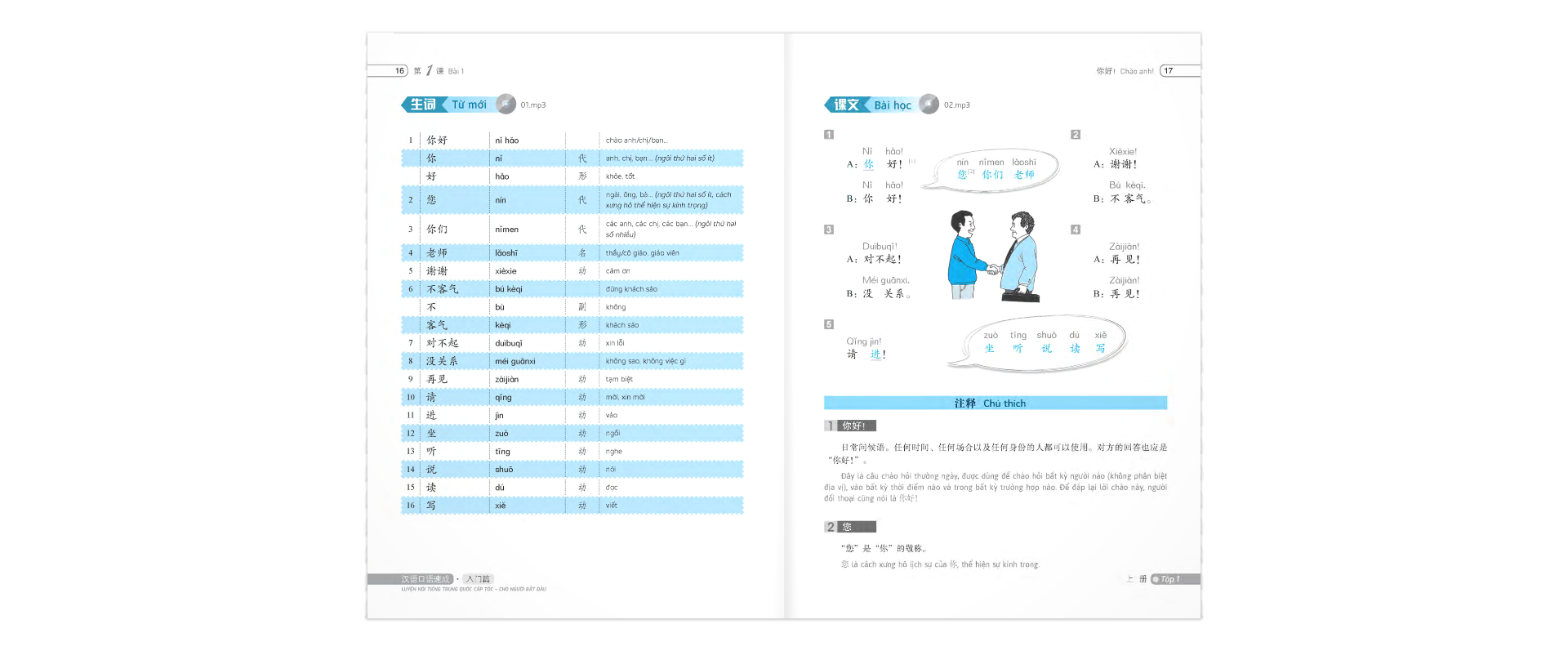 Luyện Nói Tiếng Trung Quốc Cấp Tốc Cho Người Bắt Đầu - Tập 1 Cd PDF