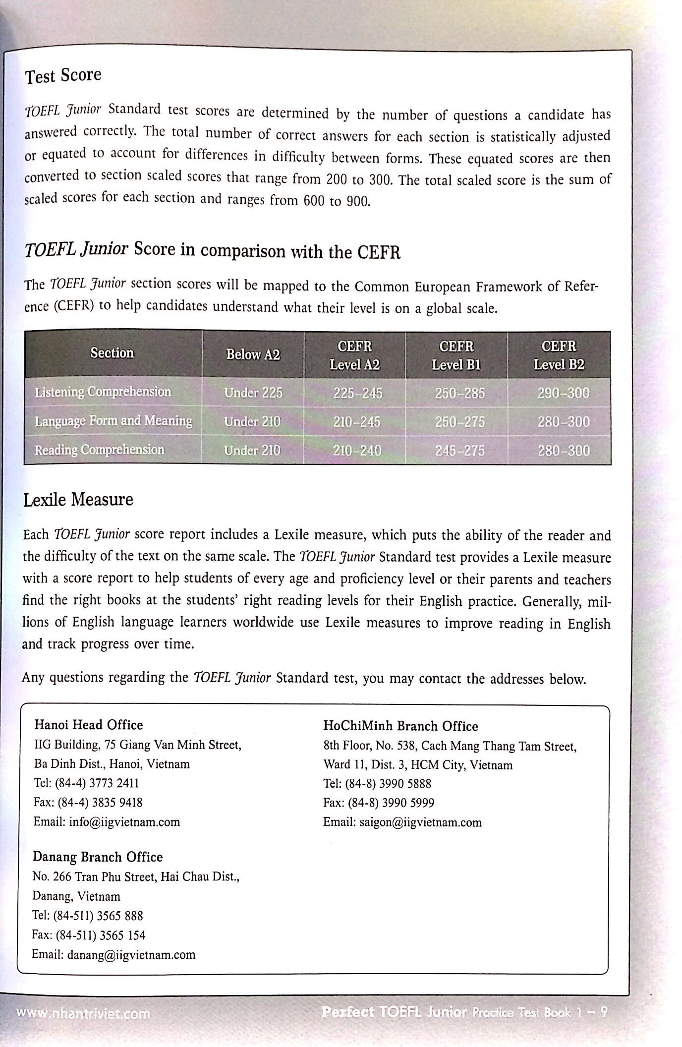 Perfect TOEFL Junior_Practice Test_Book 1 CD PDF