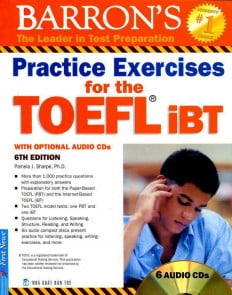 Practice Exercises For The TOEFL IBT 6th Edition - Kèm CD PDF