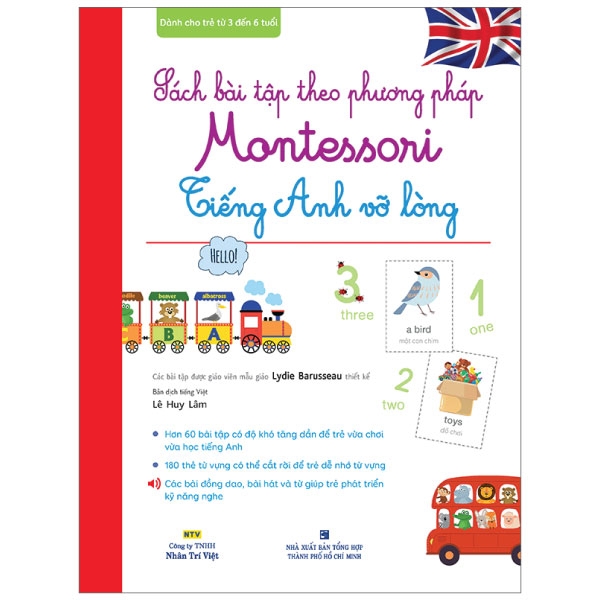 Sách Bài Tập Theo Phương Pháp Montessori - Tiếng Anh Vỡ Lòng CD PDF