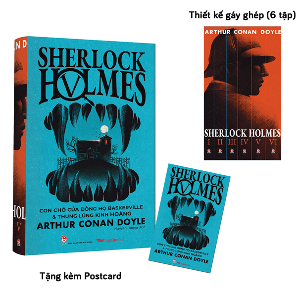 Sherlock Holmes - Tập 5: Con Chó Của Dòng Họ Baskerville Và Thung Lũng Kinh Hoàng - Tặng Kèm Postcard PDF