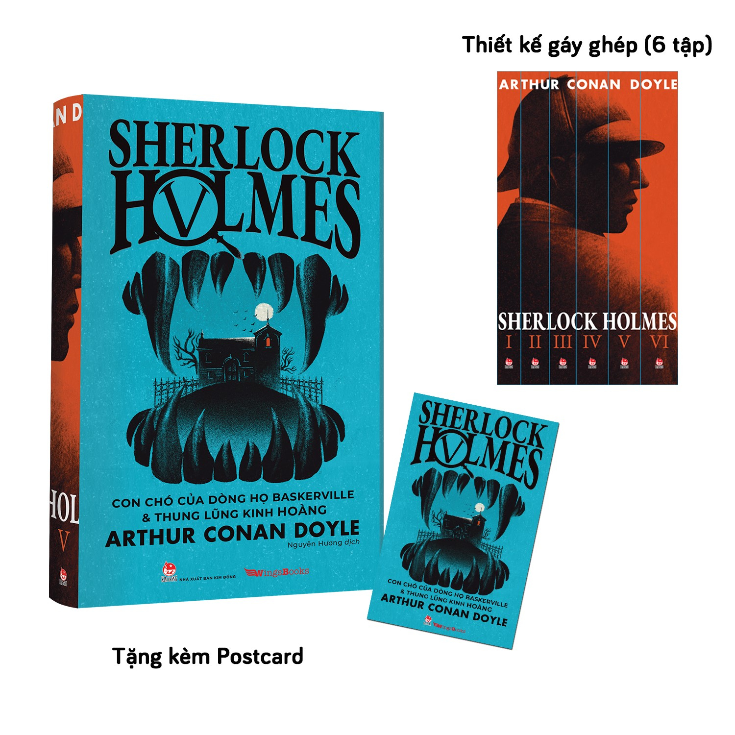Sherlock Holmes - Tập 5: Con Chó Của Dòng Họ Baskerville Và Thung Lũng Kinh Hoàng - Tặng Kèm Postcard PDF